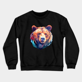 Grizzly Bear Animal World Wildlife Beauty Discovery Crewneck Sweatshirt